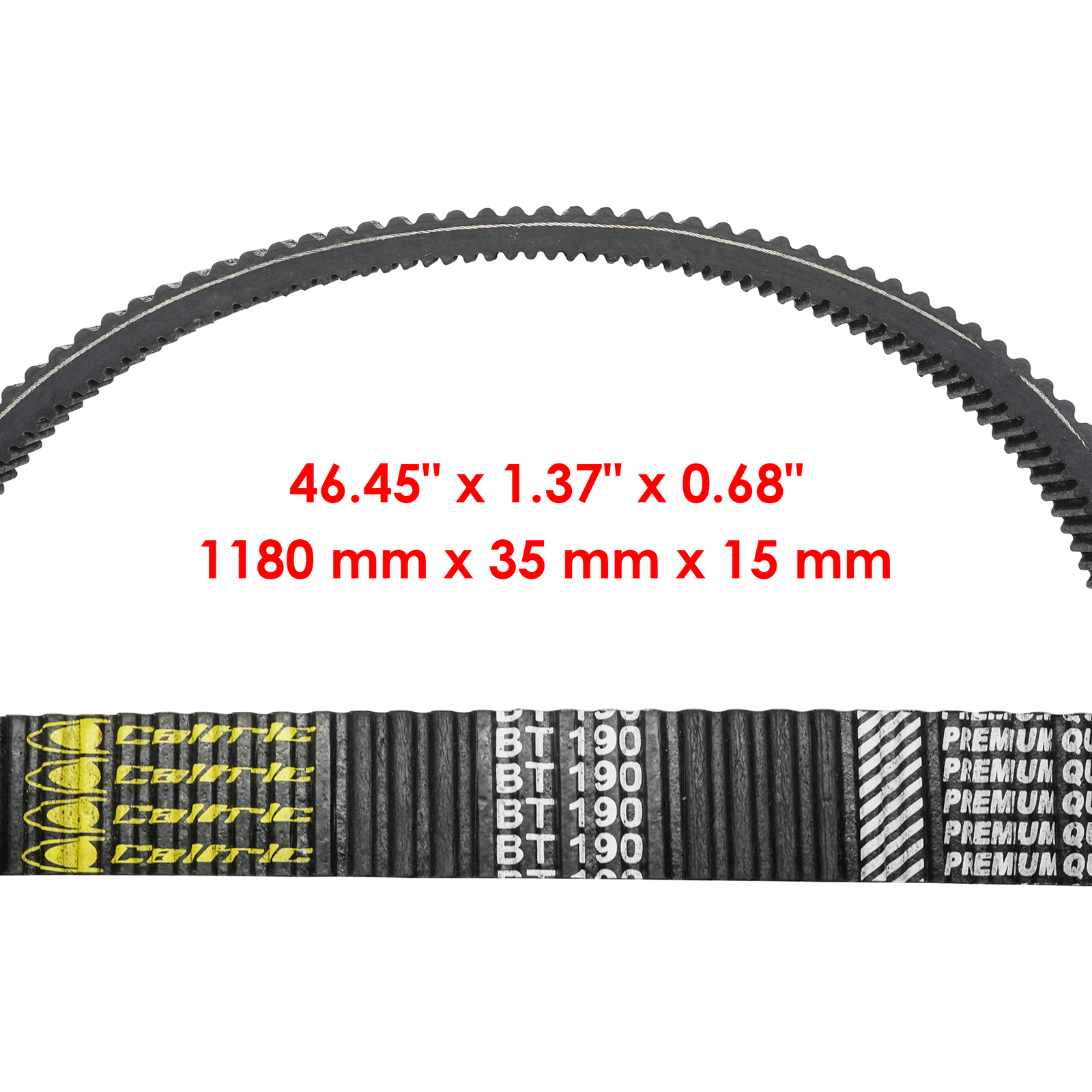 Caltric Clutch Drive Belt For Polaris Classic 550 2003-2006 3211078