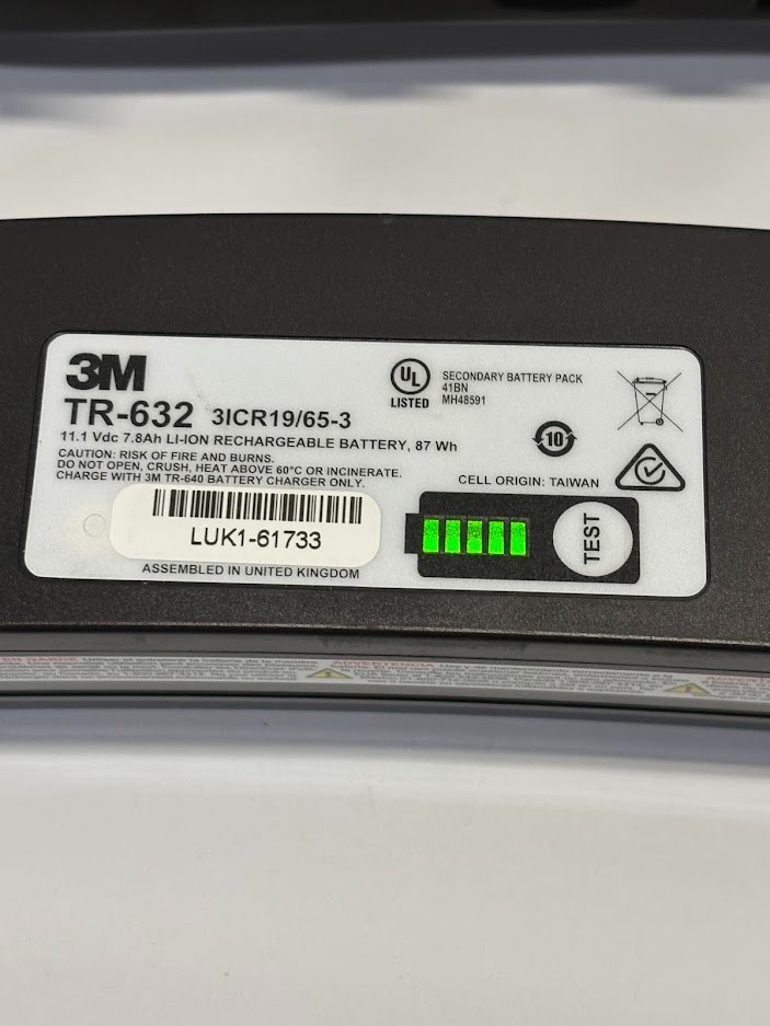 3M Versaflo TR-600 Air Purifying Respirator with Battery, Belt & Head suspension