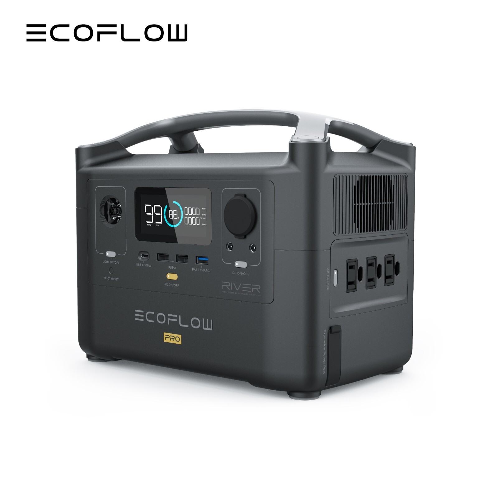 EcoFlow RIVER Pro Power Station 720Wh Generator for Outdoor, Camping, RV