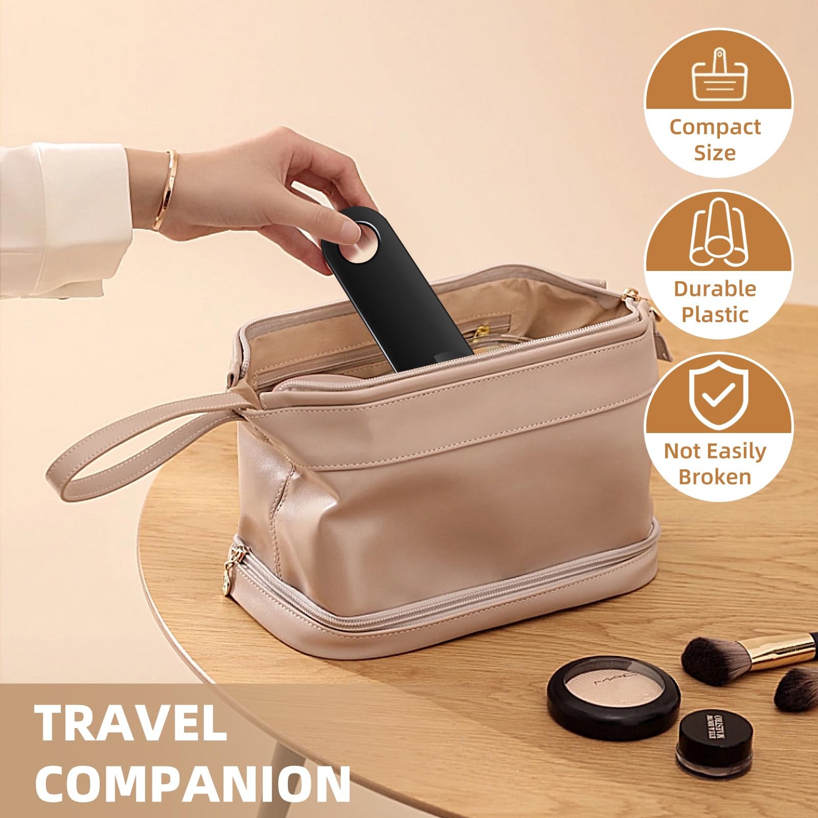 Untrytb 2 Pack Shoe Horn, Premium Horns for Men or Women, 7.5 IN, Black