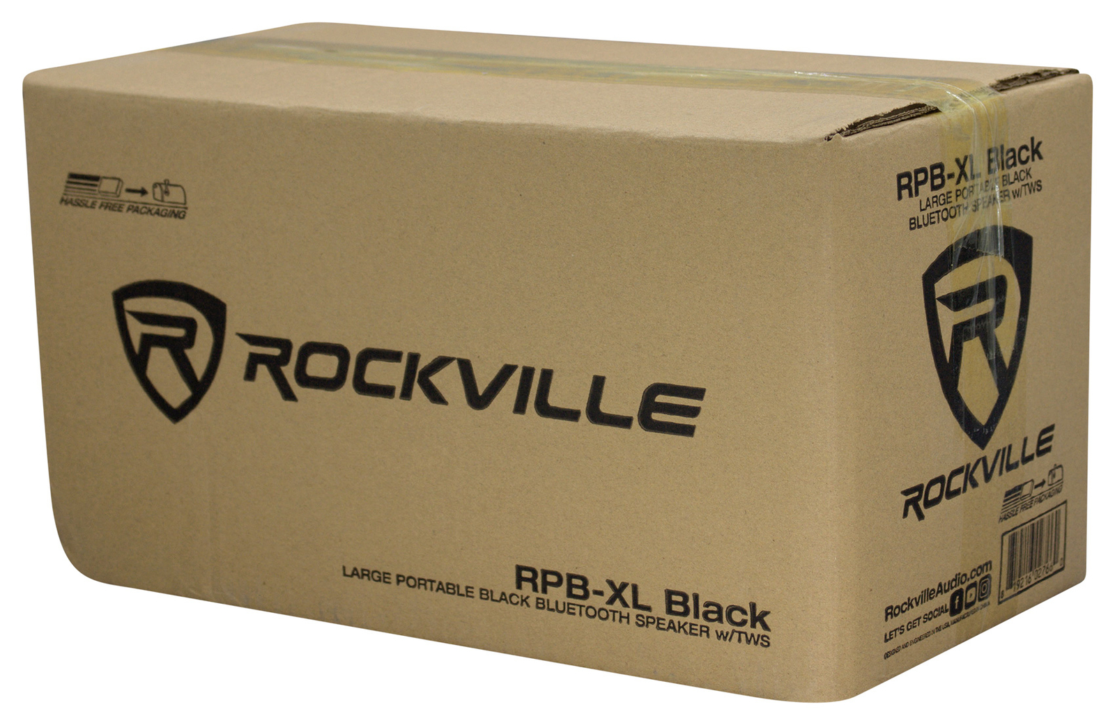Rockville RPB-XL Loud Portable Bluetooth Speaker Boombox USB/Powerbank/SD/Aux