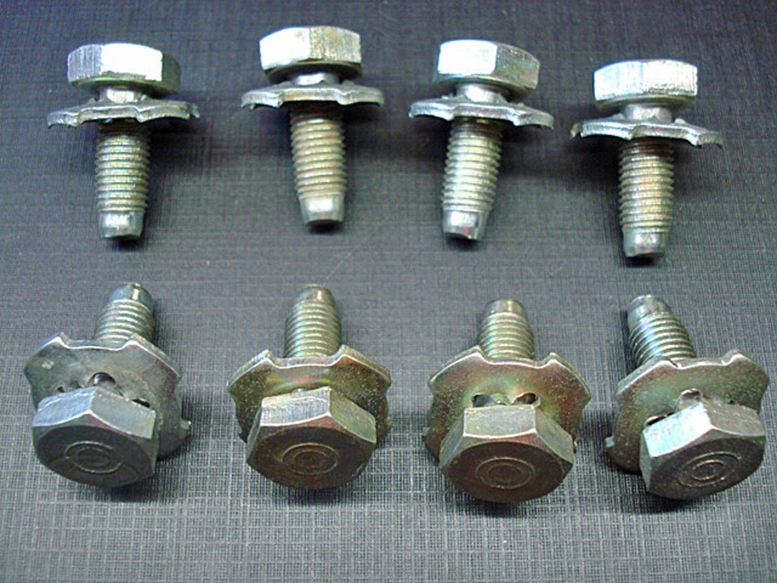 8 pcs NORS door hinge screws mounting bolts fits 1955 1956 1957 Chevy