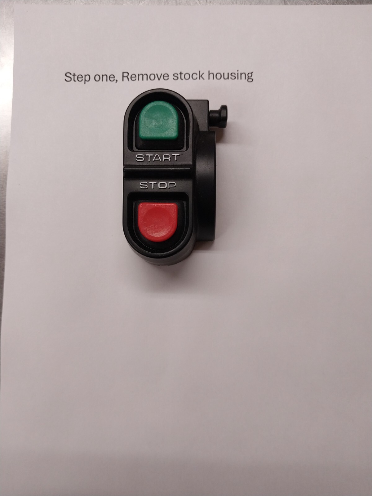 Kawasaki X2 Start/Stop Tether Lanyard housing Kill Switch