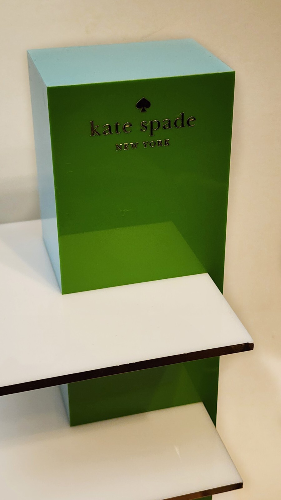 RARE! Safilo KATE SPADE Sunglasses (3) Shelved Platform Display Stand (16" Tall)
