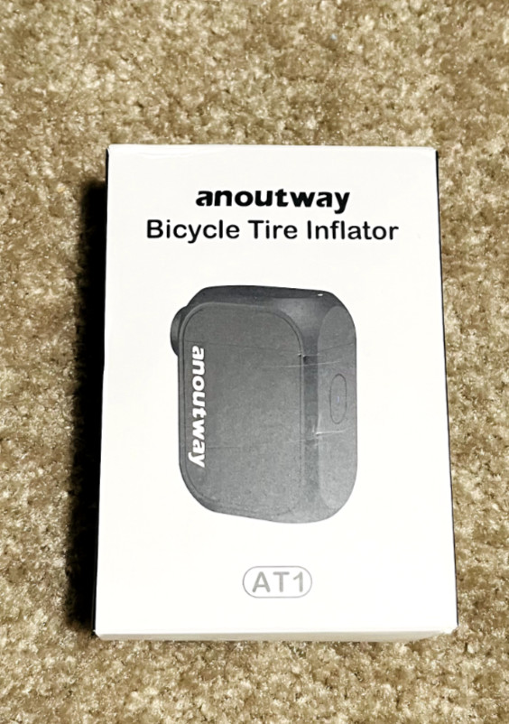 anoutway AT1 SERIES 120PSI Electric Tiny Pump,Portable Mini Bike Pump with Gauge