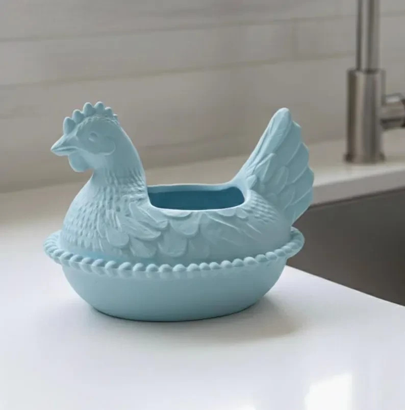 Hen On A Nest Bath And Body Works Hand soap Dispenser Country Farm House Decor