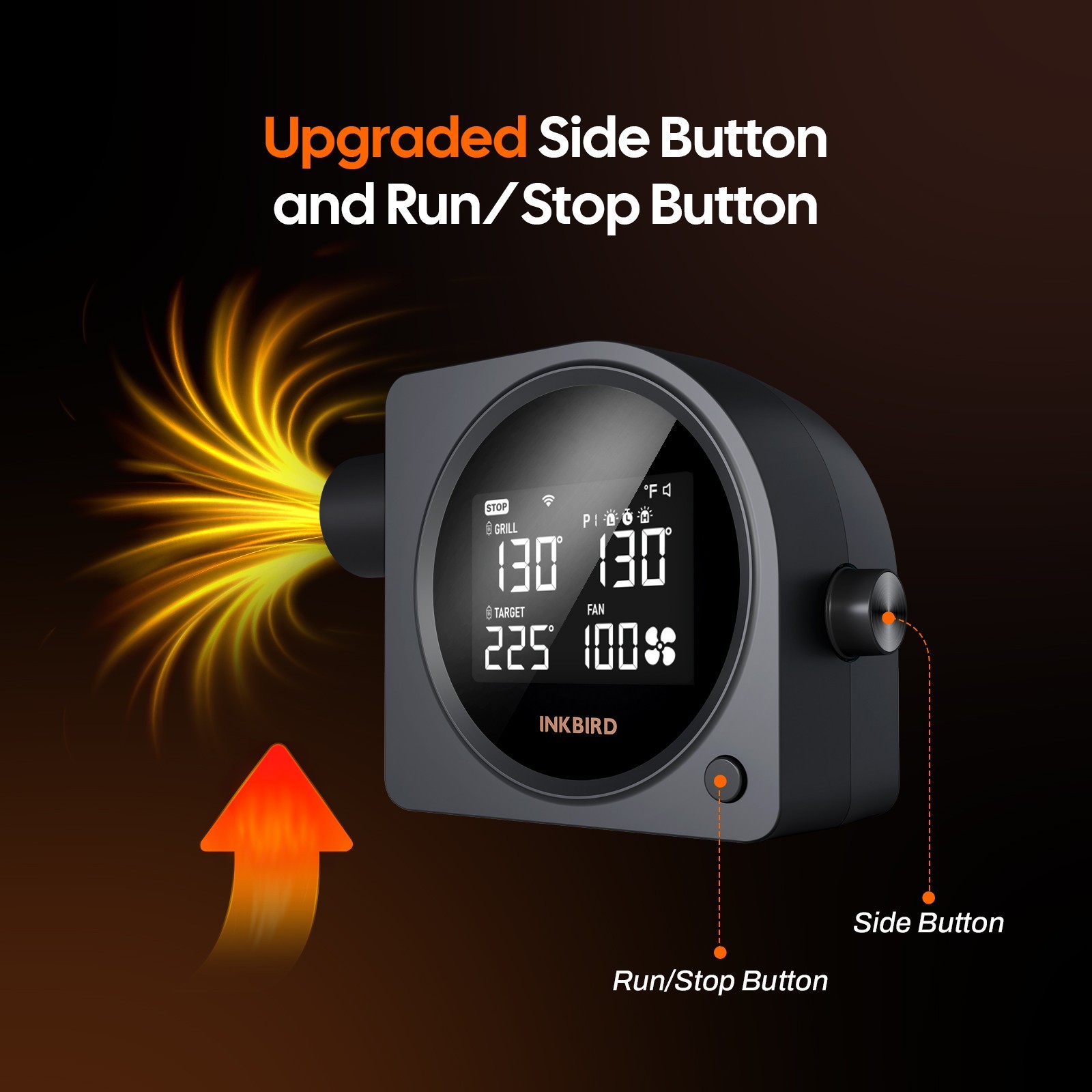 INKBIRD Automatic Smoker Fan Controller WiFi BBQ Meat Thermometer Cooking Tools