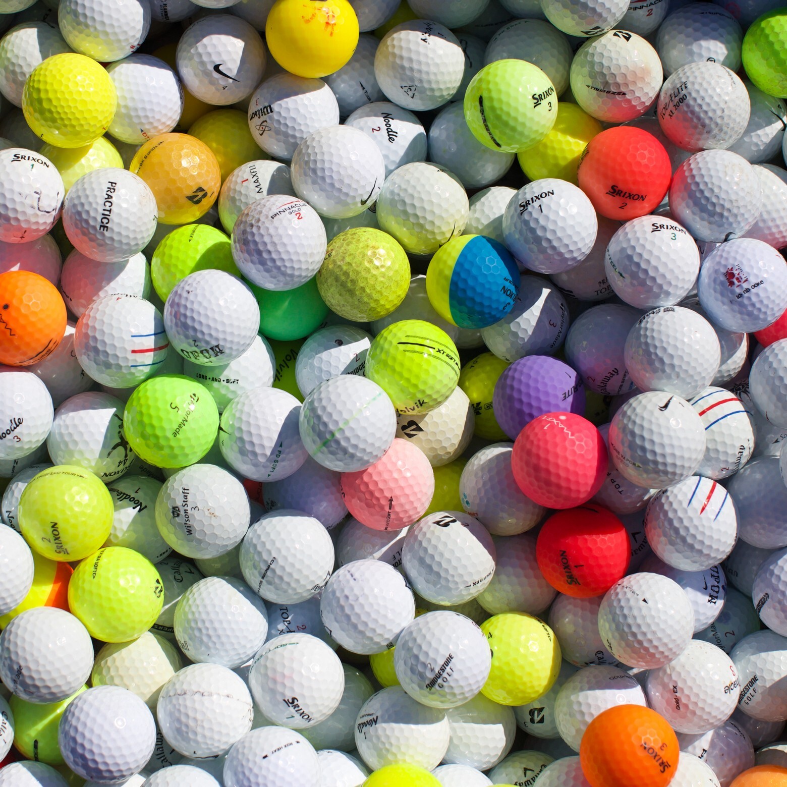 100 Hit-Away / Shag Golf Balls [ Assorted Brands ] - FREE SHIPPING