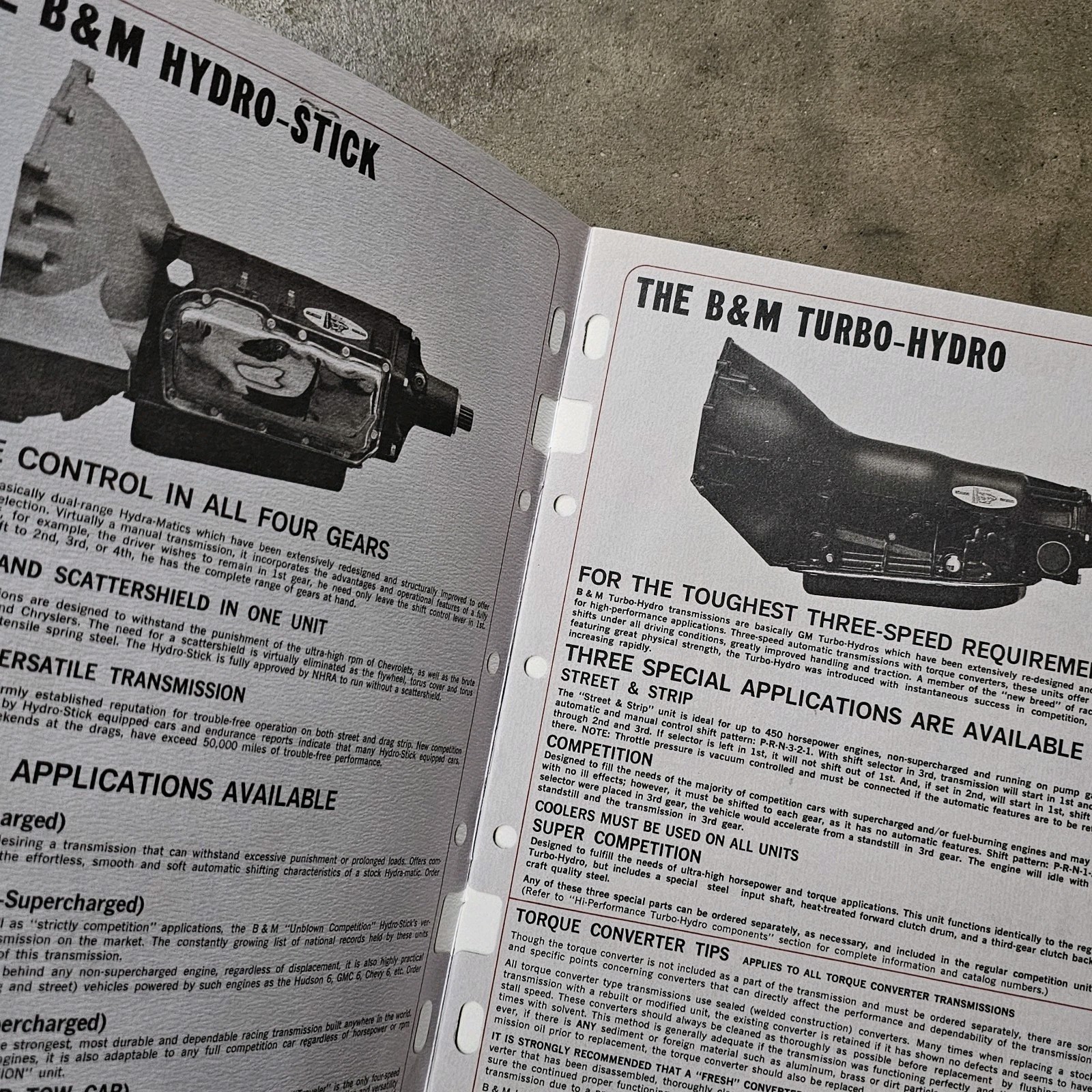 1967 B&M Transmission Shifter Catalog Drag Racing Hot Rod Gasser scta nhra auto