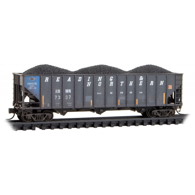 Reading Blue Mountain 100-Ton 3-Bay Coal Hopper Micro-Trains #108 44 650 N SCALE