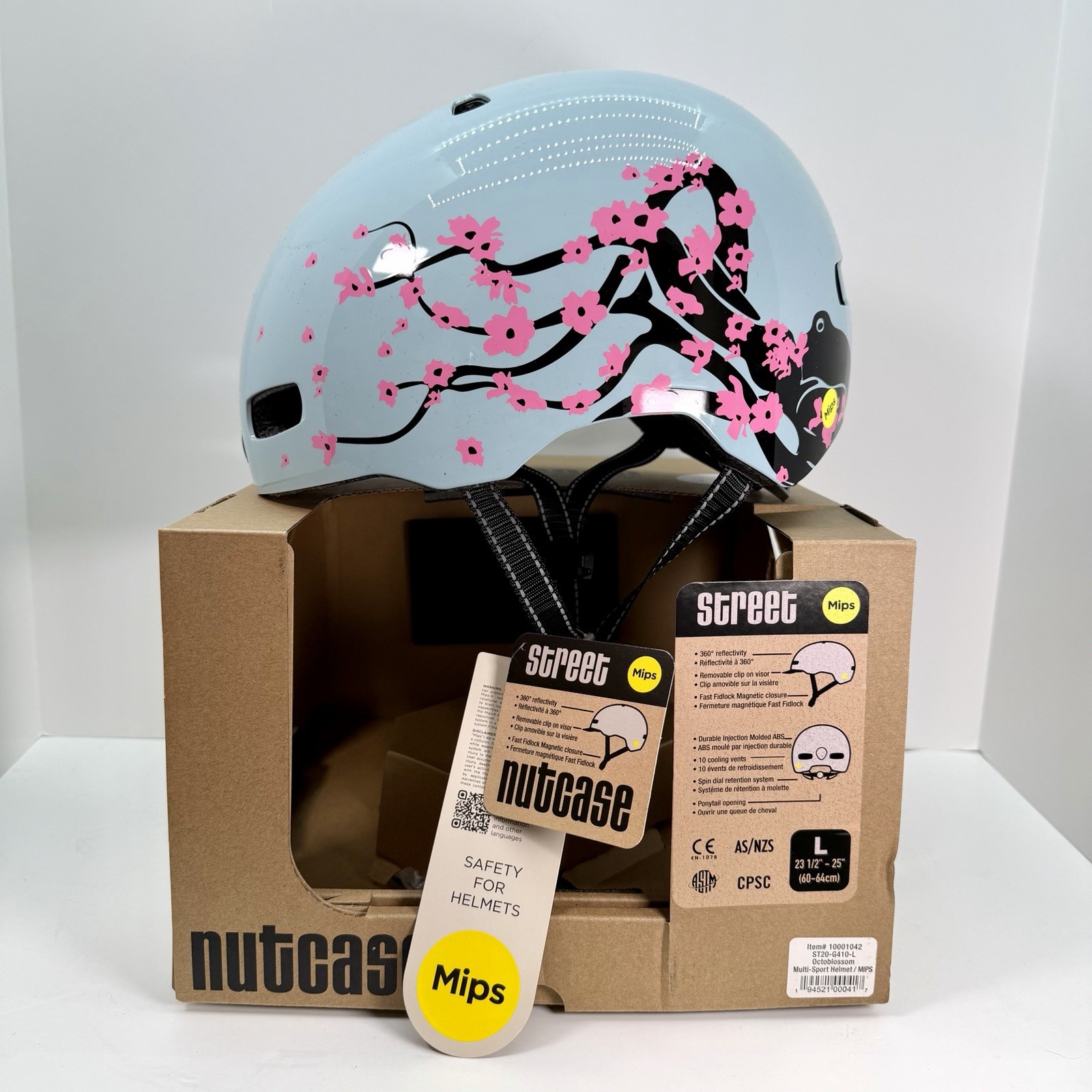 Nutcase Street - Large - MIPS Helmet - Octoblossom - 23.5”-25” - New w/ Tags