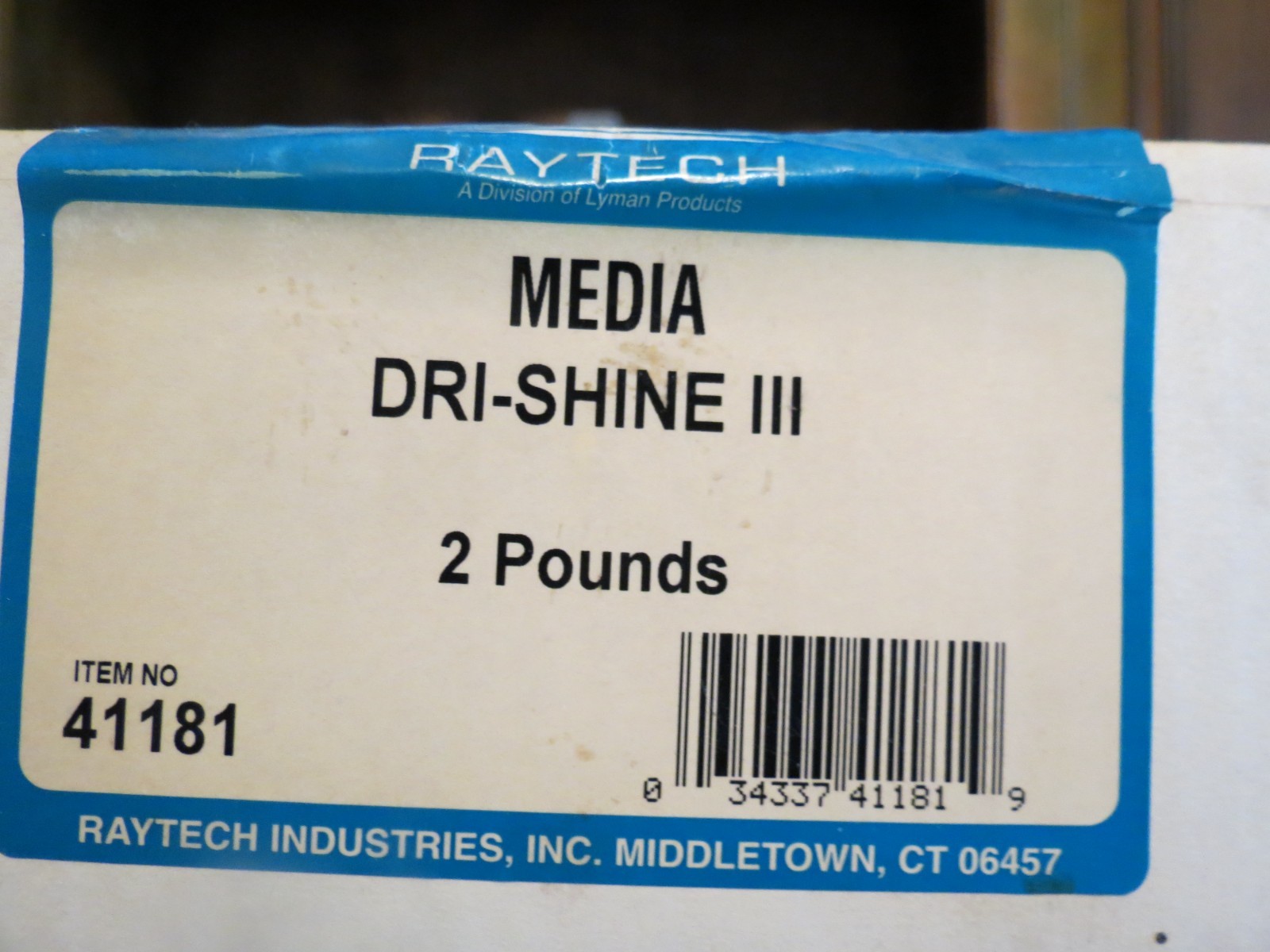 Vintage Raytech 41181 Dri-Shine III Nut Based Tumbler Media 3-2lb Boxes - New