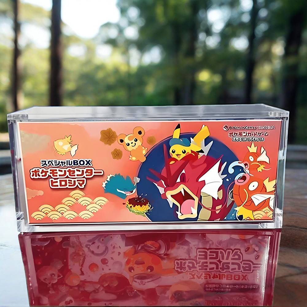 Acrylic Case Pokémon Center Tohoku Hiroshima Fukuoka Special Box Strong Magnets