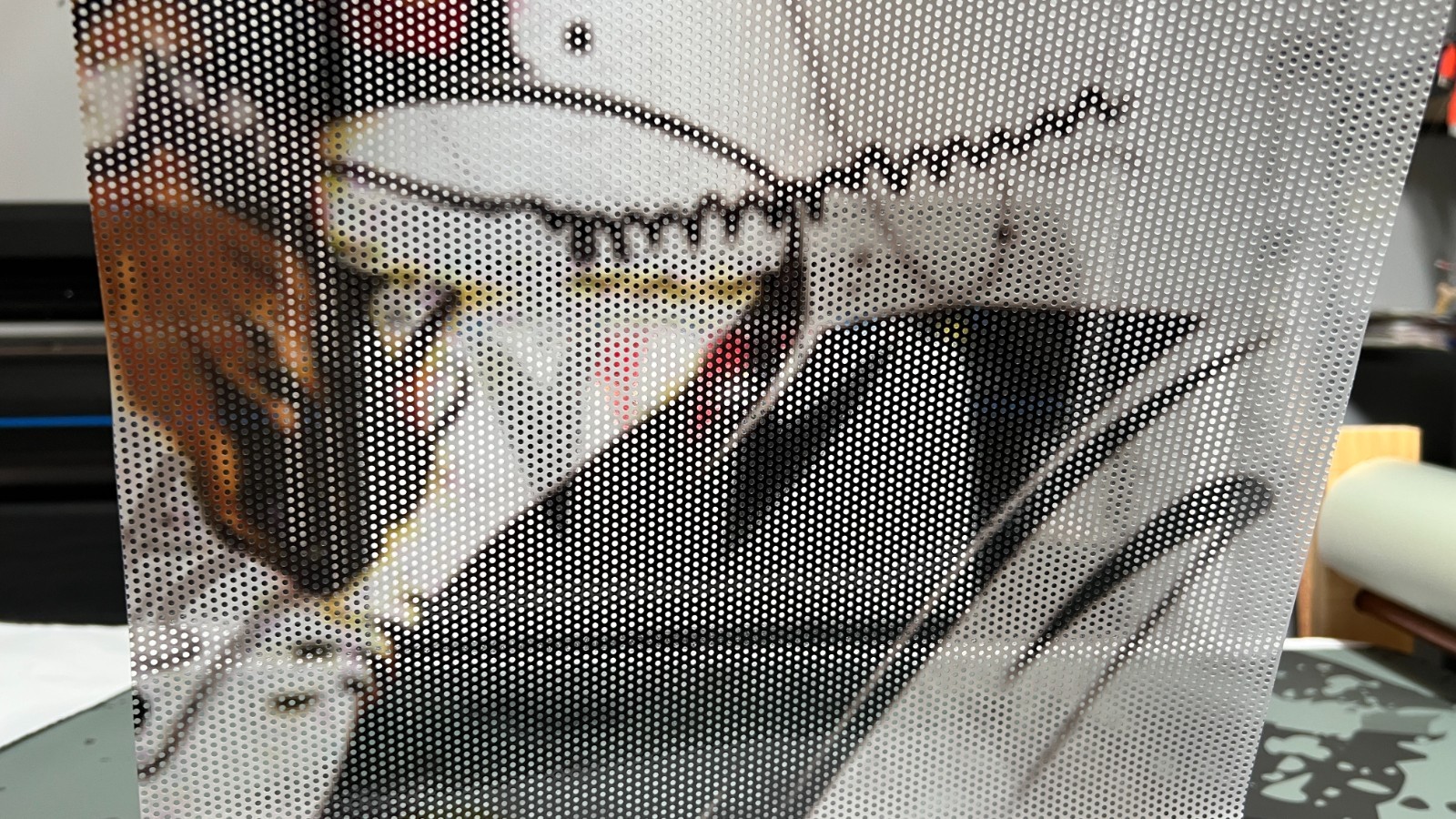 Custom Perforated Window Vinyl – One Way Vision Car Window Graphic w/ Lamination