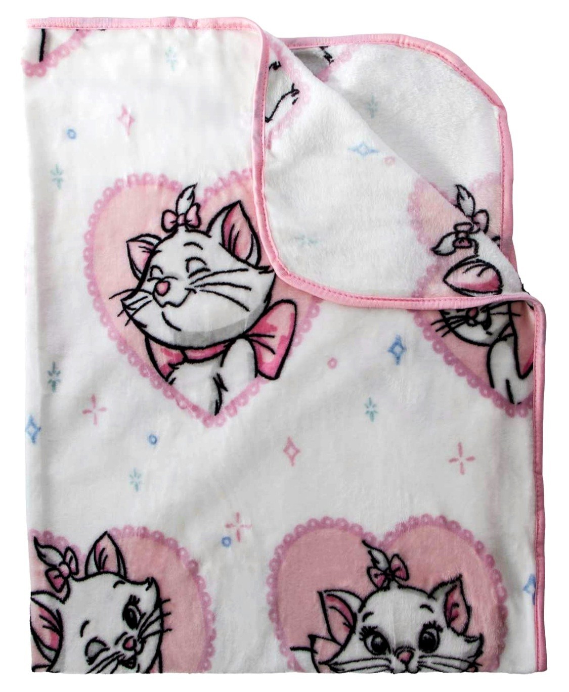 Disney Marie The Aristocats Throw Blanket Travel Blanket Plush 40x50in🆕️🎀💗