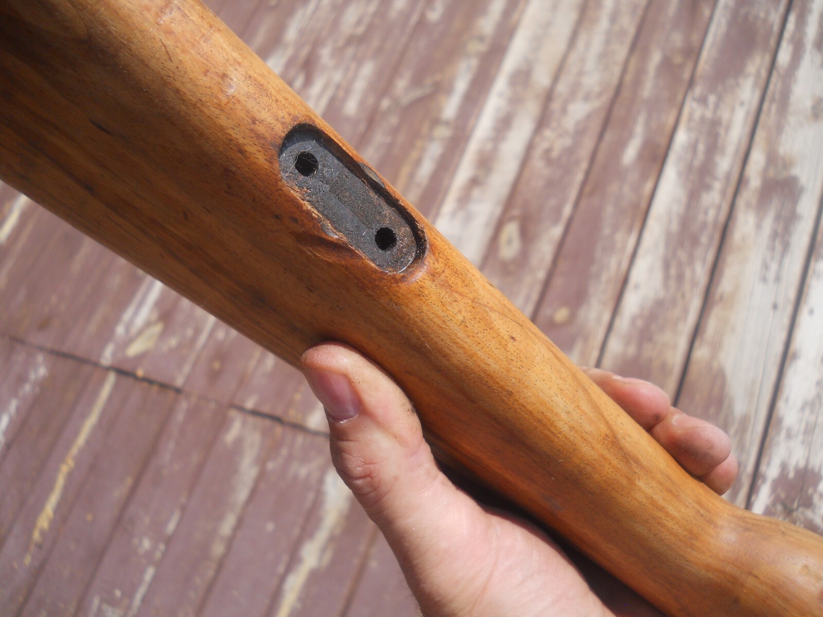 Norwegian Krag jorgensen model 1894 nice wood stock with handguard