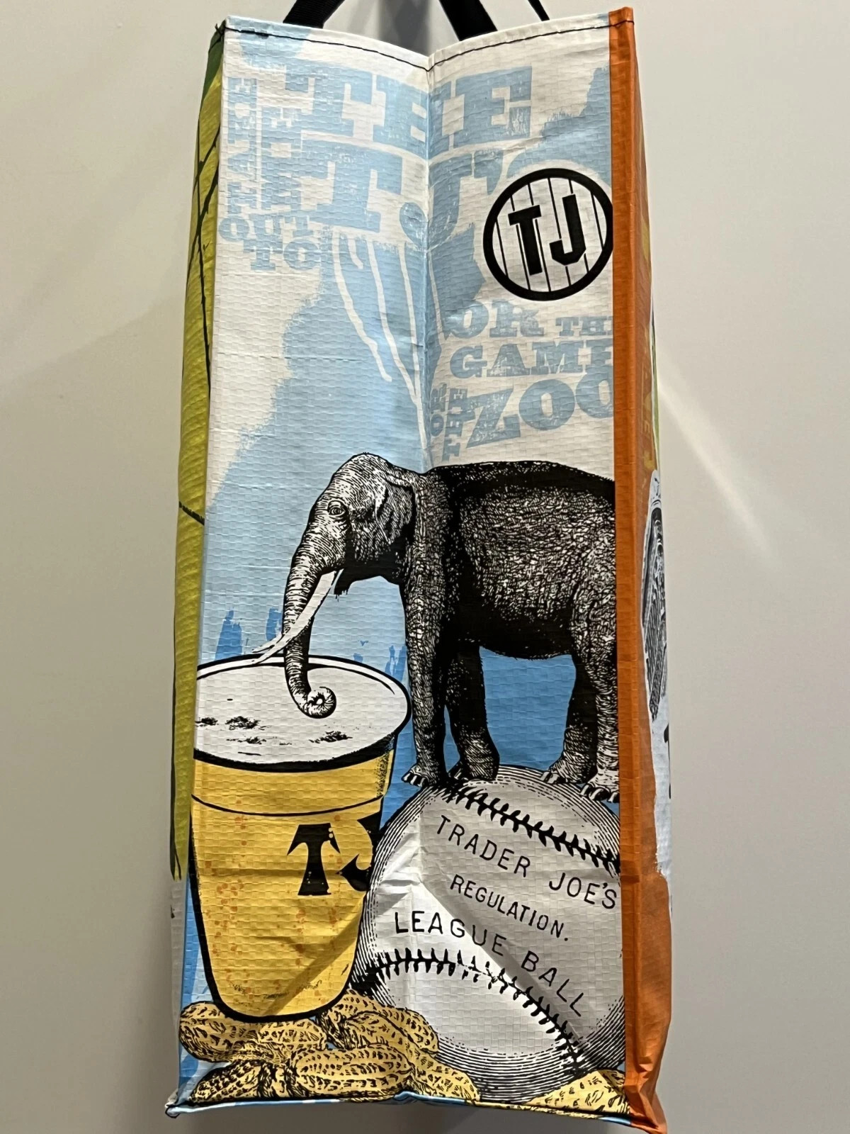 TRADER JOE'S "I ❤️ TJ's" Reusable Shopping Bag /Tote 6 Gal New