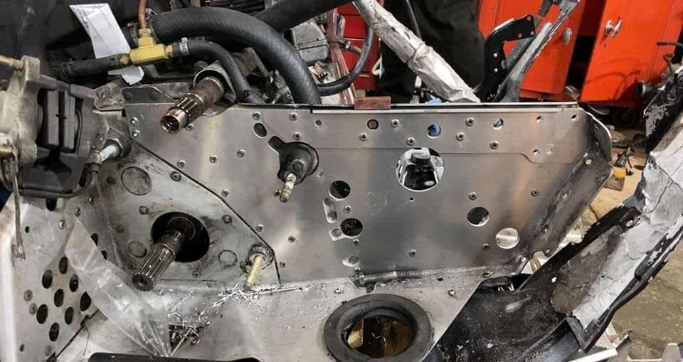 Jay Favel SkiDoo Rev Nun & Full Length Bulkhead Brace Kit 7 Pieces SS Hardware