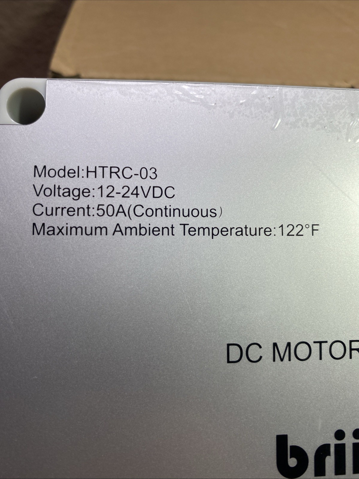 PWM Controller BRIIDEA 12V/24V 50A DC Motor Speed Handle Control