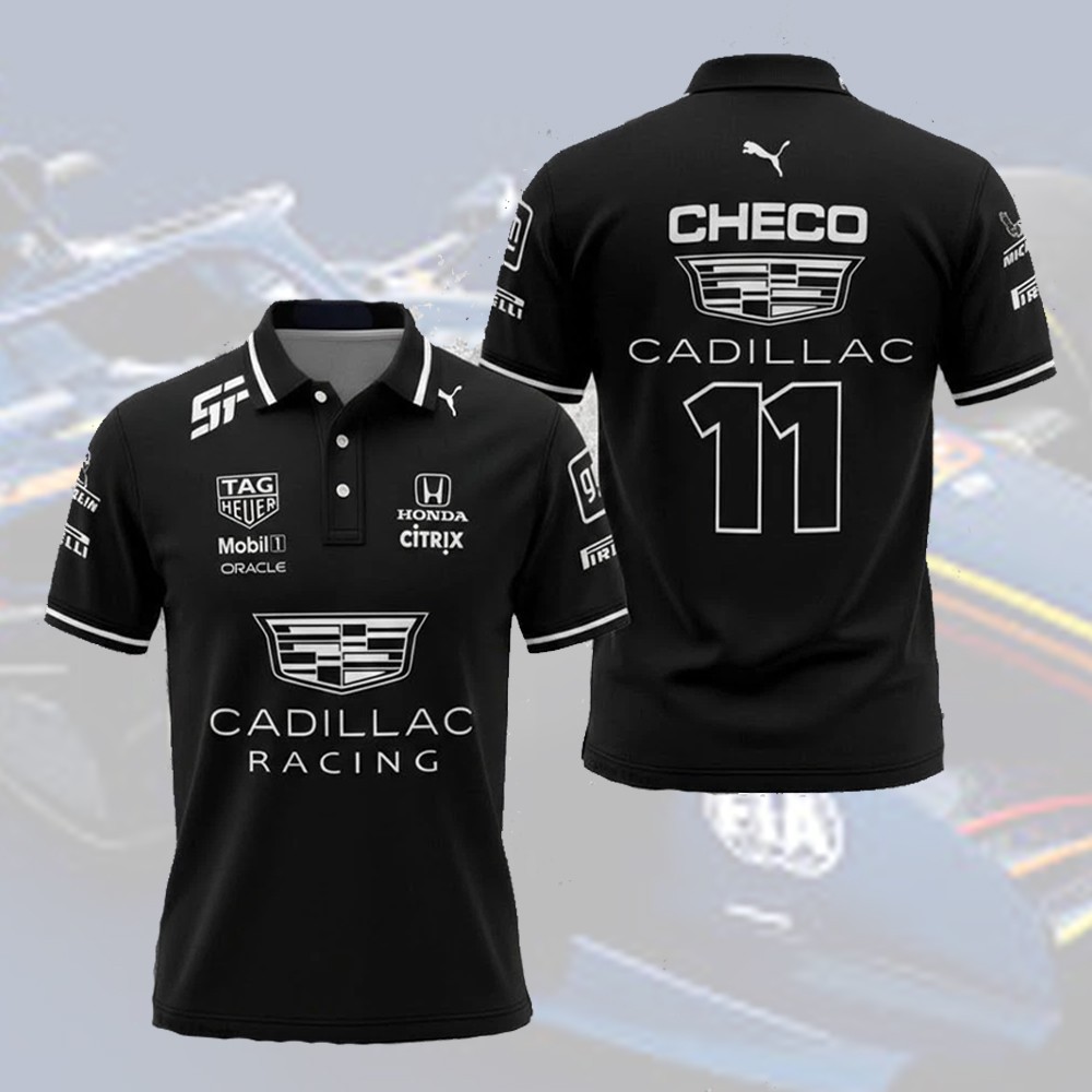 🔥Grand Prix Cadillac1 Playera Polo Cadillac Checo Pere 2026 Formula 1 F1 Gift