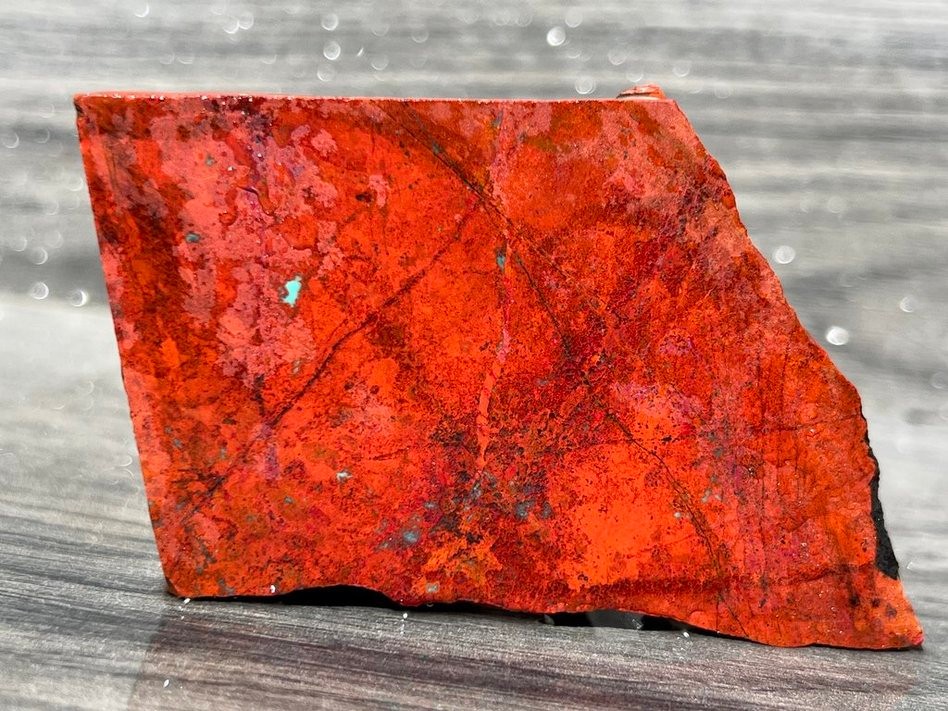 2 Sonora Sunrise Sunset Chrysocolla Crimson Cuprite 146g Lot Lapidary Rough Slab