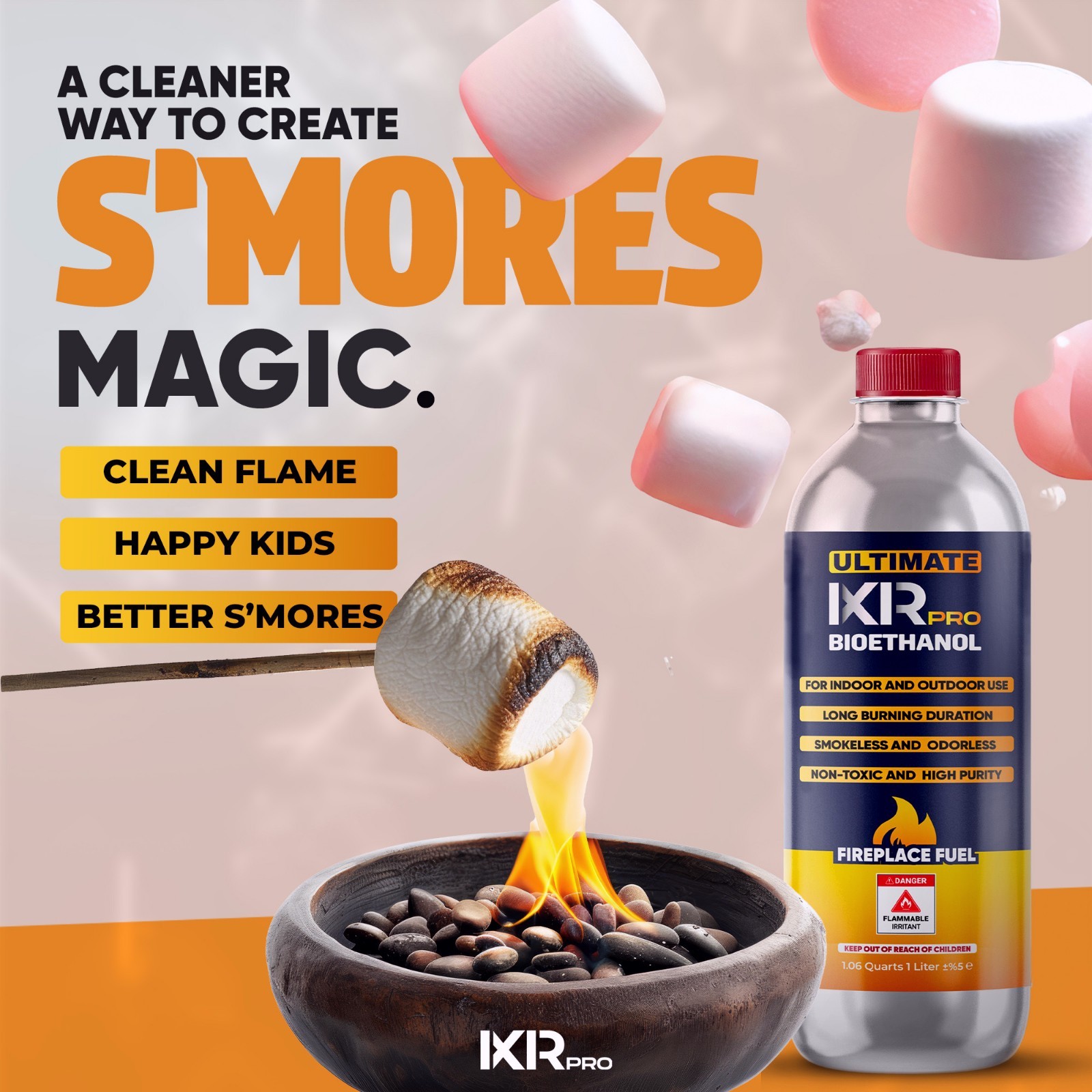 Bioethanol Fireplace Fuel 48 pcs – Clean Burning Ethanol Fuel