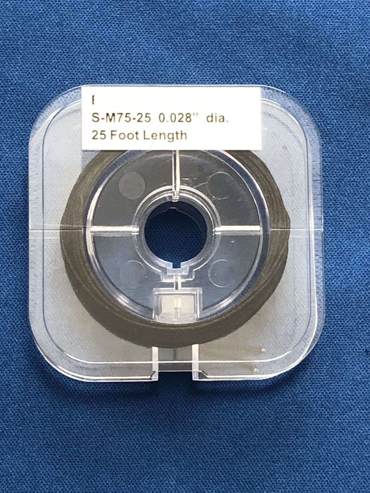 25 feet! Dial Cord String .028" .7mm dia. Black Braided Nylon Tube Radio Tuners