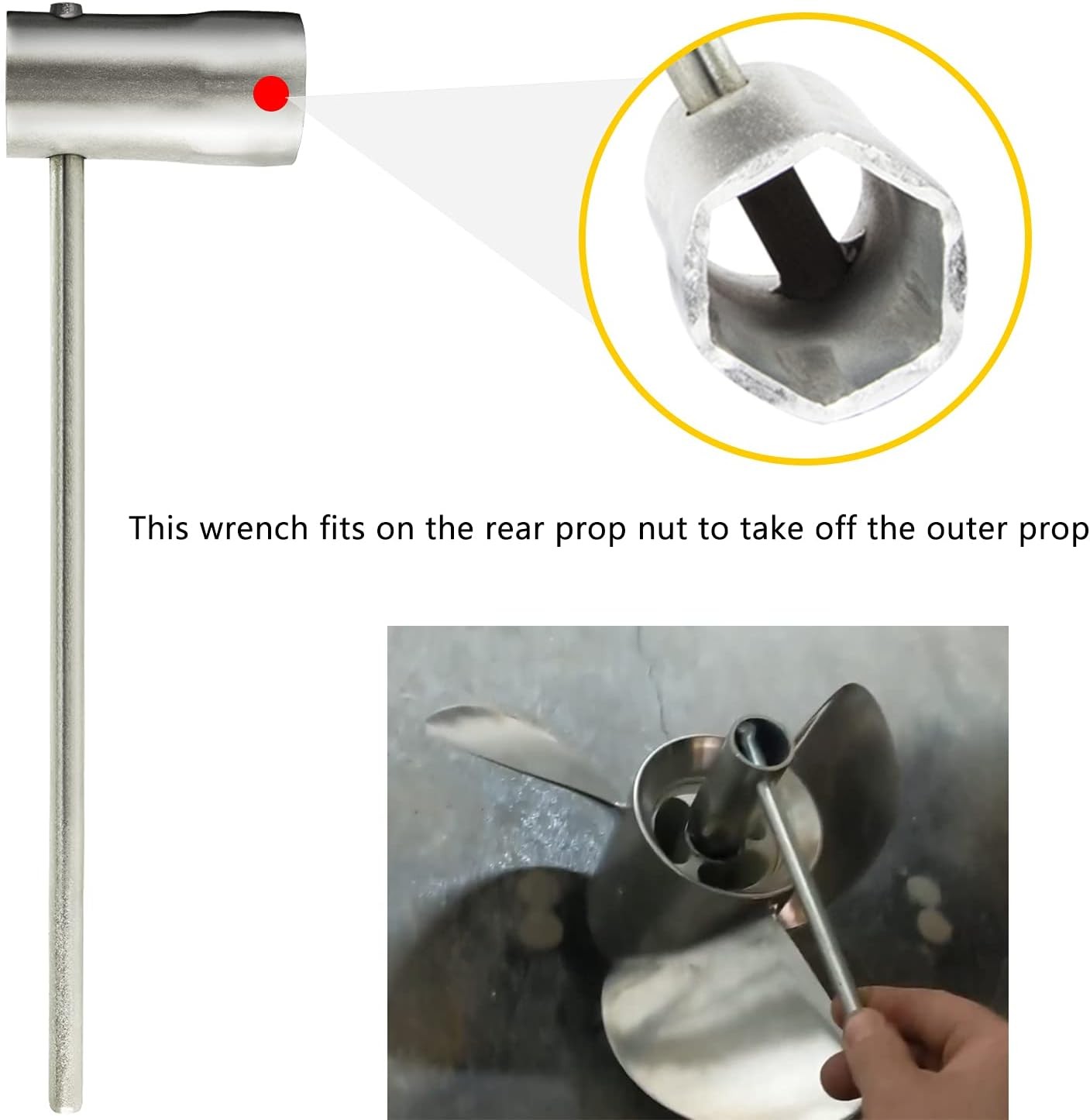 For Volvo Penta DPS Duo Prop D F I 3855516 Propeller Wrench Removal Install Tool