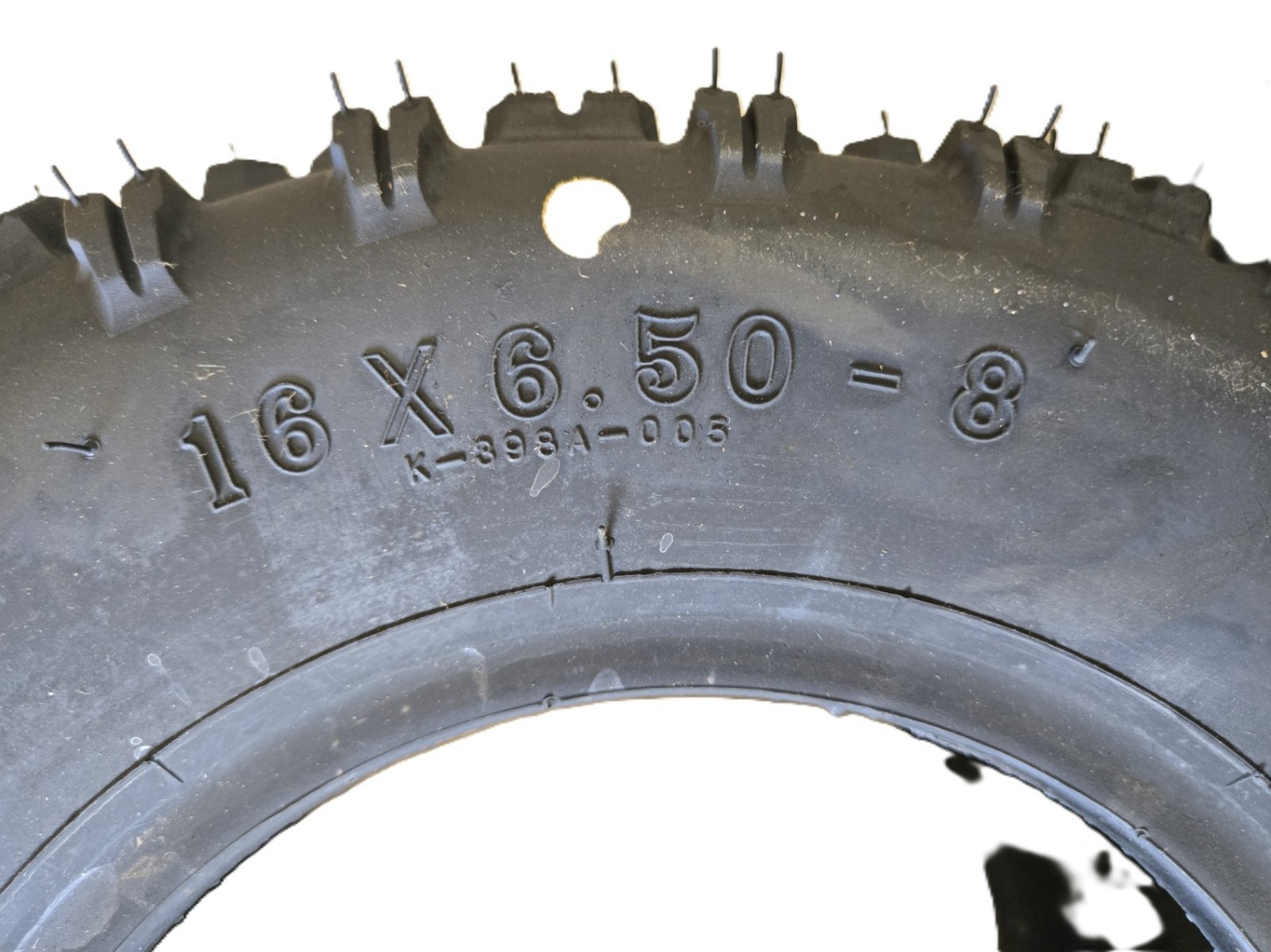 2 - 16x6.50-8 K398 Kenda Polar Trac 2 Ply Lawn Mower Tires Snow Thrower