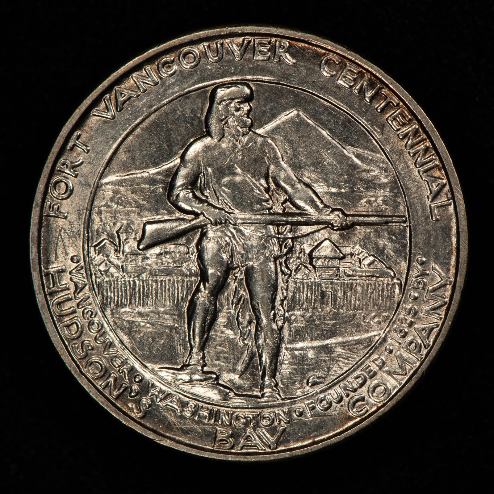 1925 50c Fort Vancouver Commemorative Silver Half Dollar - Luster - SKU-C1288