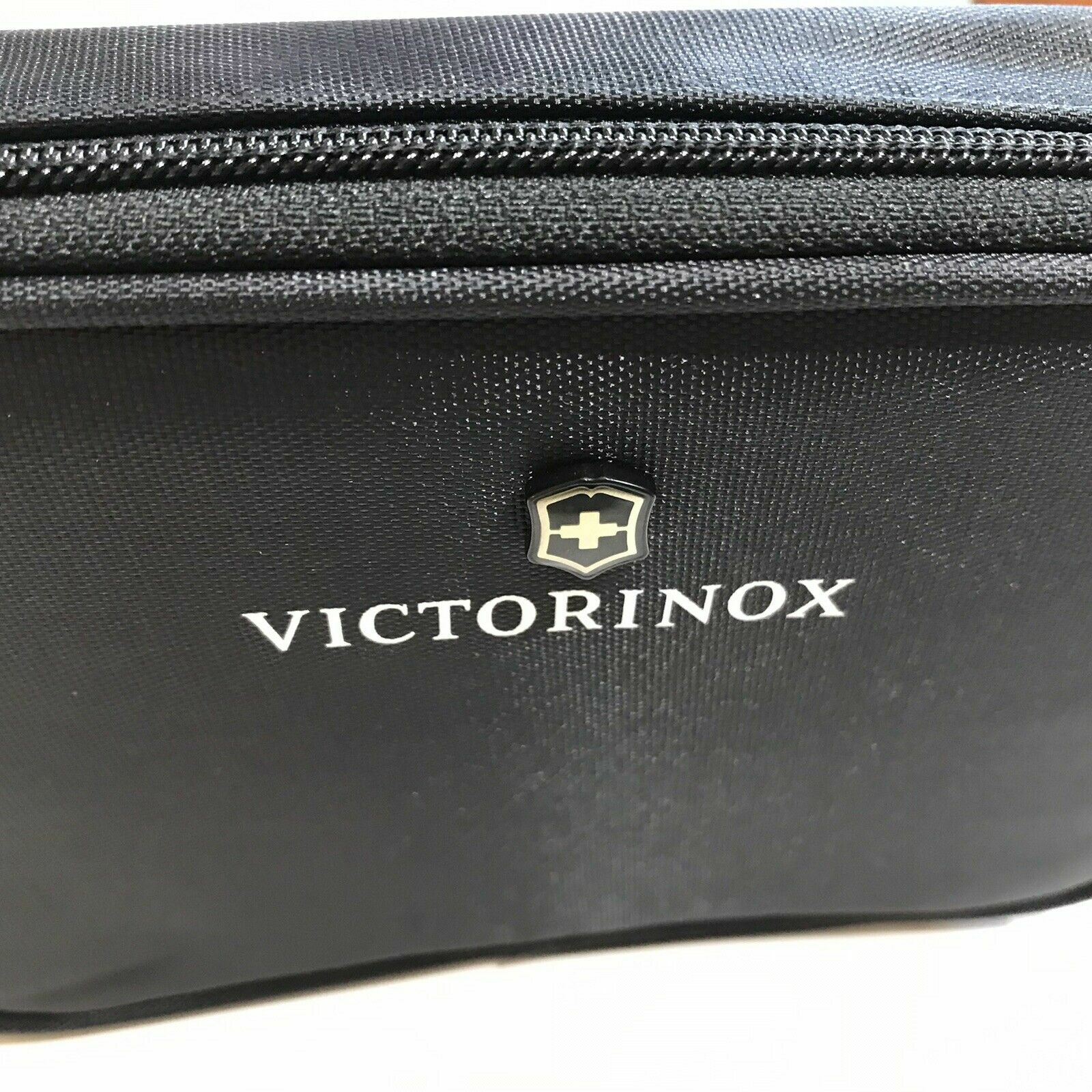 Victorinox Toiletry Travel Bag Small Size Black Mens Bathroom Shaving Gear Pouch