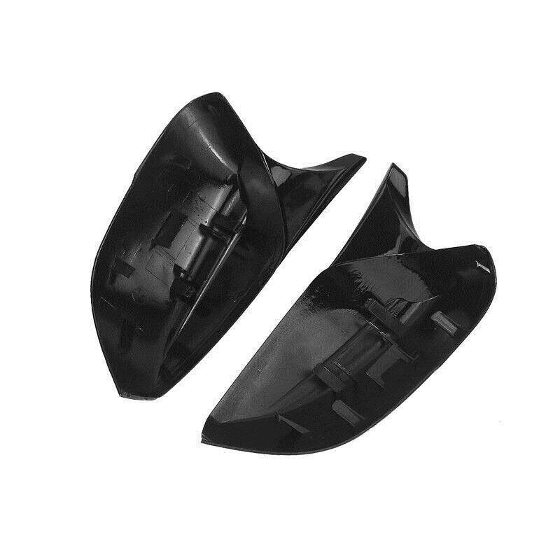 2X Gloss Black M Style Side Mirror Cover Caps For Infiniti Q50 Q50S Q60 Q70 QX30