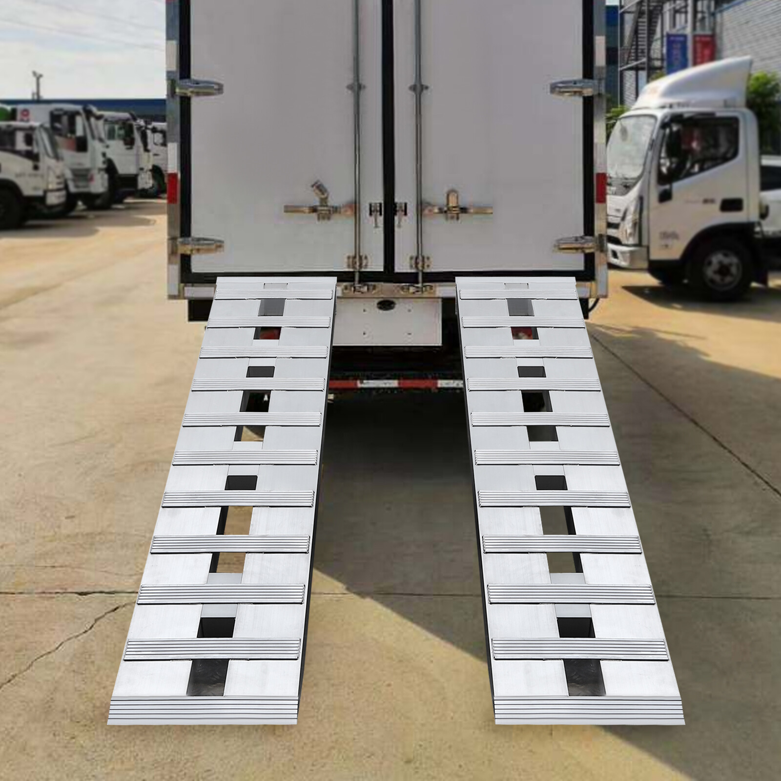 Truck Car Auto Trailer Ramps Universal Hook Aluminum Loading Ramps 2.72t/6000lbs