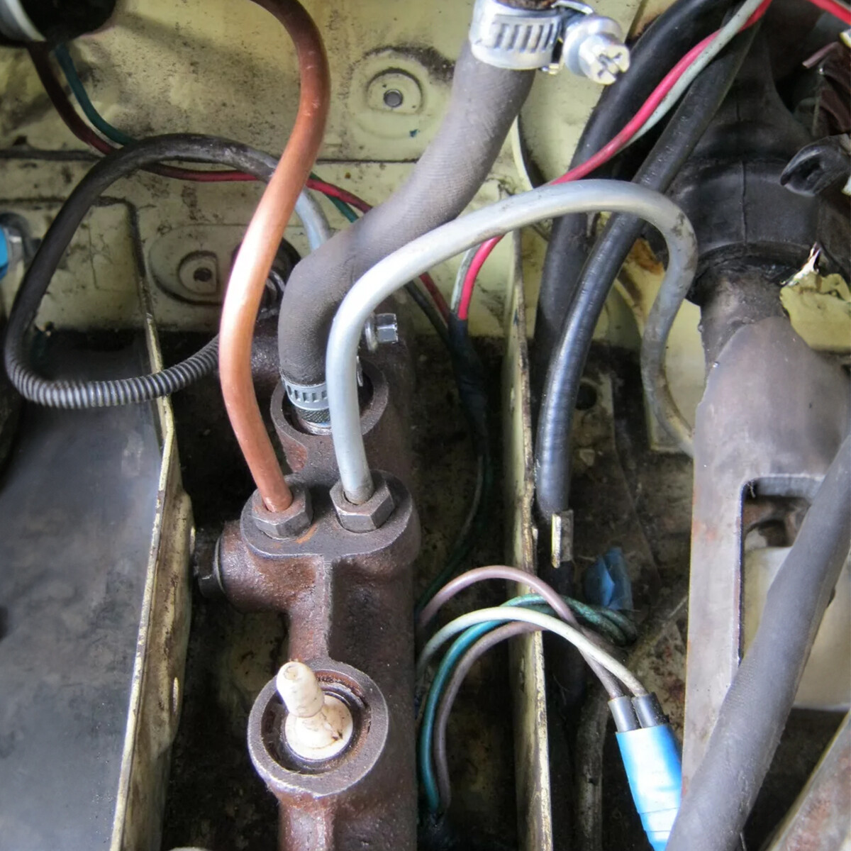 Brake Line Tubing Kit Copper Nickel 25 Ft Coil Roll 1/4'' OD with 16 Fittings