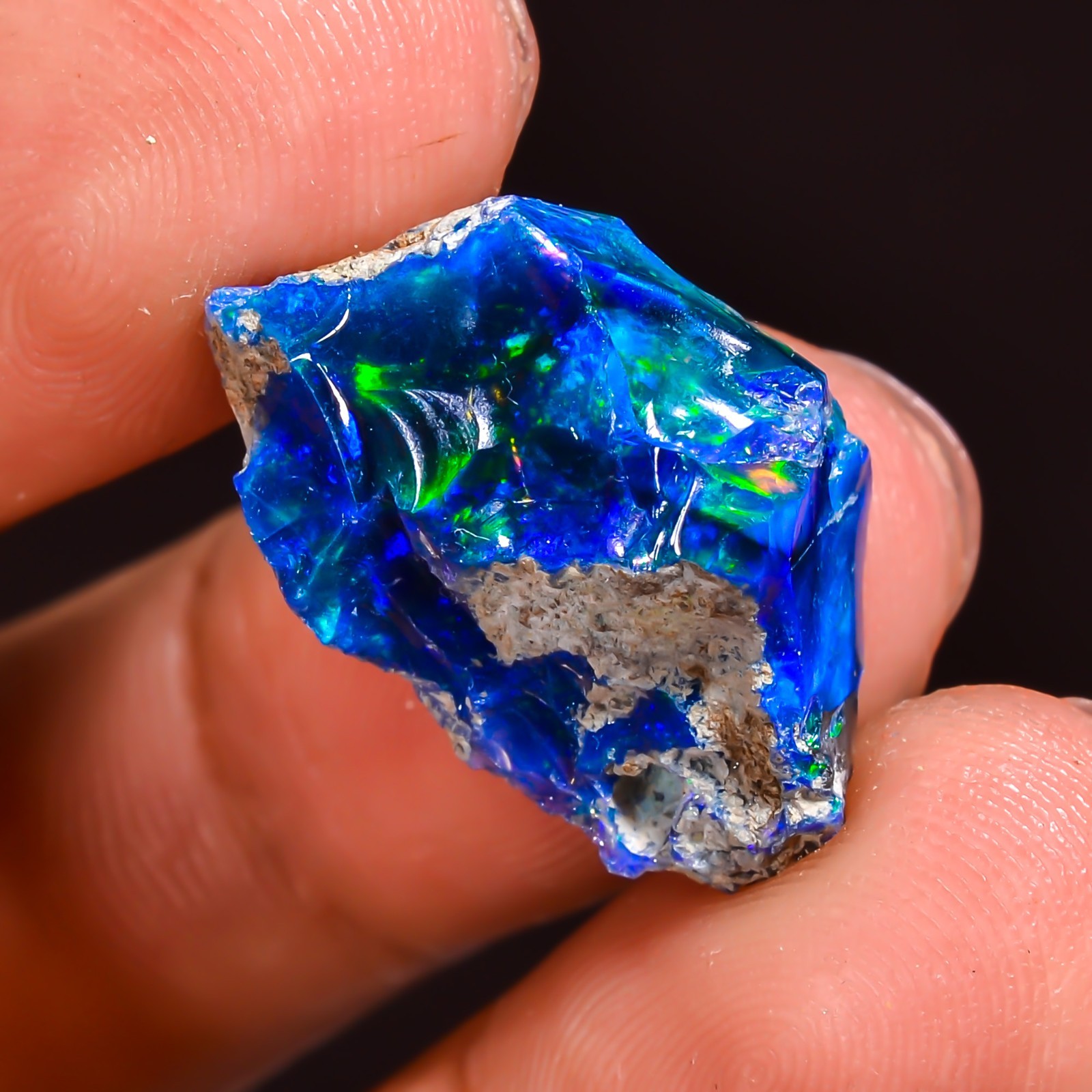 Black Ethiopian Opal Rough, Jewelry Grade Welo Opal Rough, Multi Fire Opal Raw