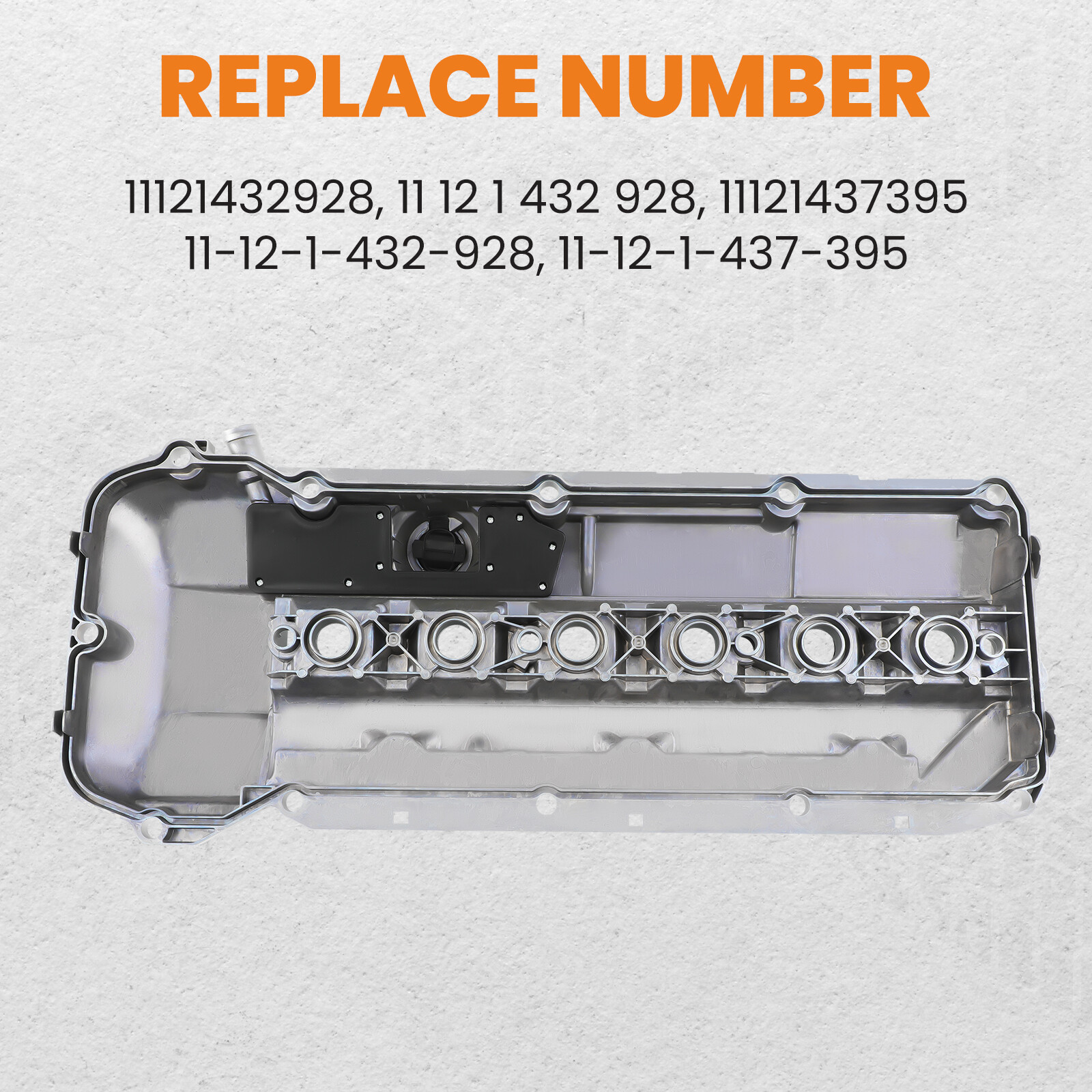 Aluminum Valve Cover w/ Gasket & Bolts for BMW E46 E39 325XI 330CI 330I M52 M54