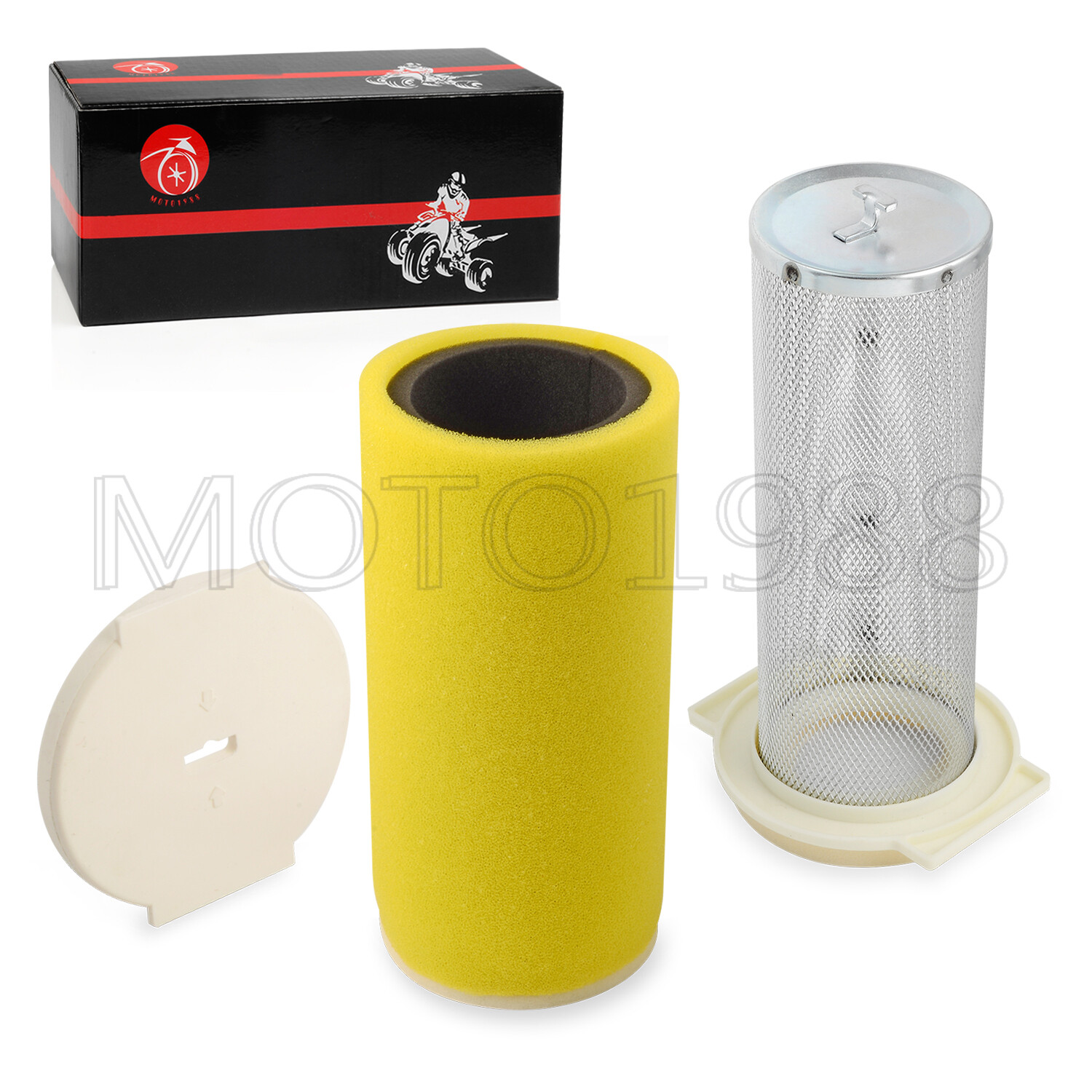 AIR FILTER CAGE GUIDE & AIR FILTER For YAMAHA KODIAK 400 YFM400 YFM400A/FA 00-02