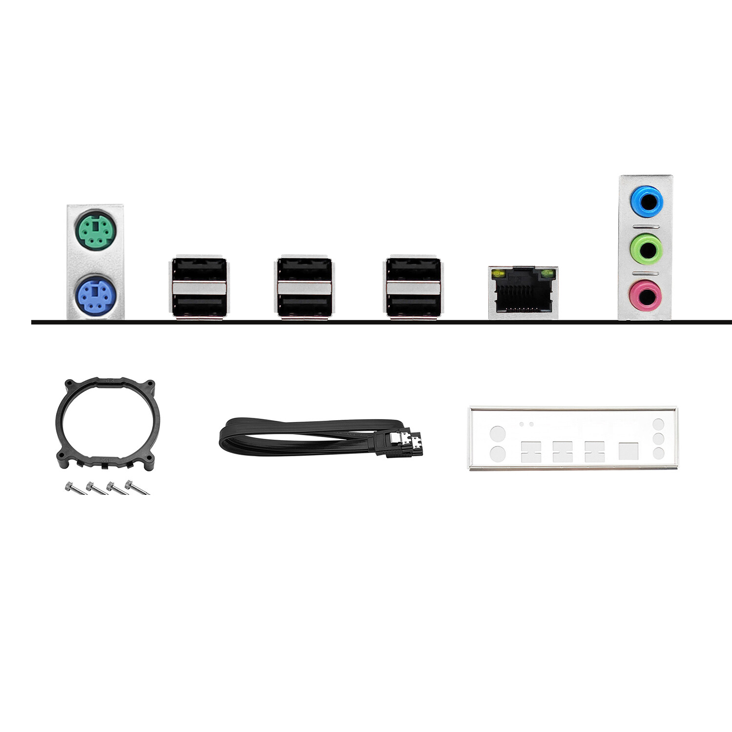 X99 White Motherboard LGA 2011-3 Socket DDR4 RAM SATA/NVME M.2 USB 2.0 SATA 2.0