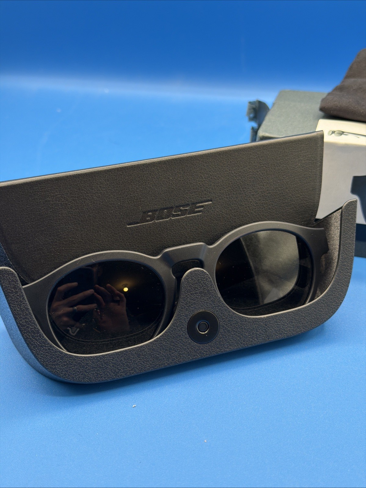 Bose Frames Rondo Smart Audio Sunglasses Black Bluetooth open box never used