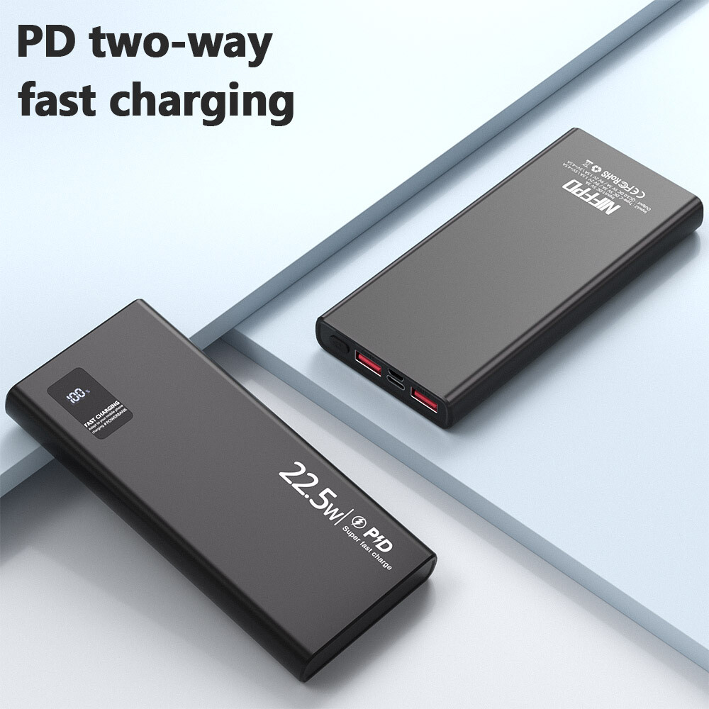 9000000mAh Portable Power Bank 2 USB External Battery Charger For Cell Phone