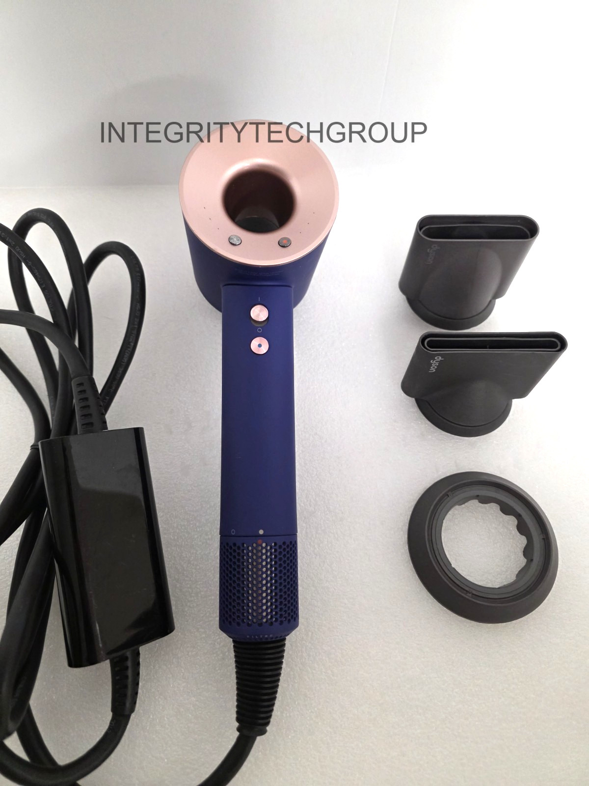 Genuine Dyson Supersonic Hair Dryer with 3 Styling Attachments - Colors USED