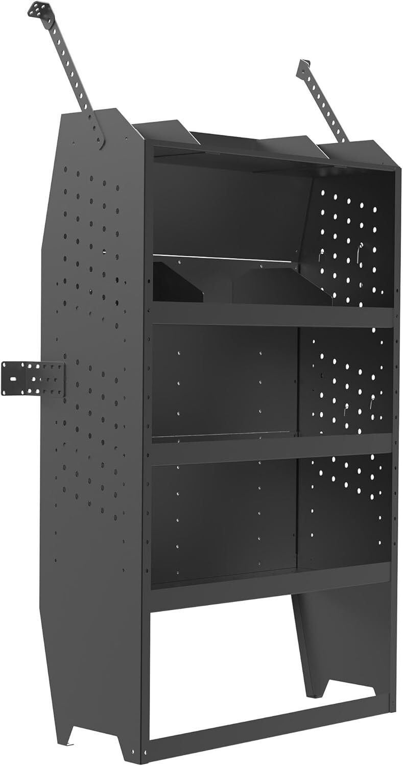 Mid/High Roof Steel Van Shelving 32''W x 60''H x 13''D Fit Ford Transit,GM, NV