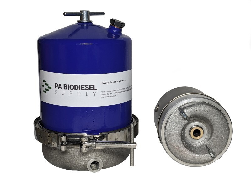 Waste Oil Centrifuge 185 Gph Filtration Kit - Clean Waste Oil Black Diesel