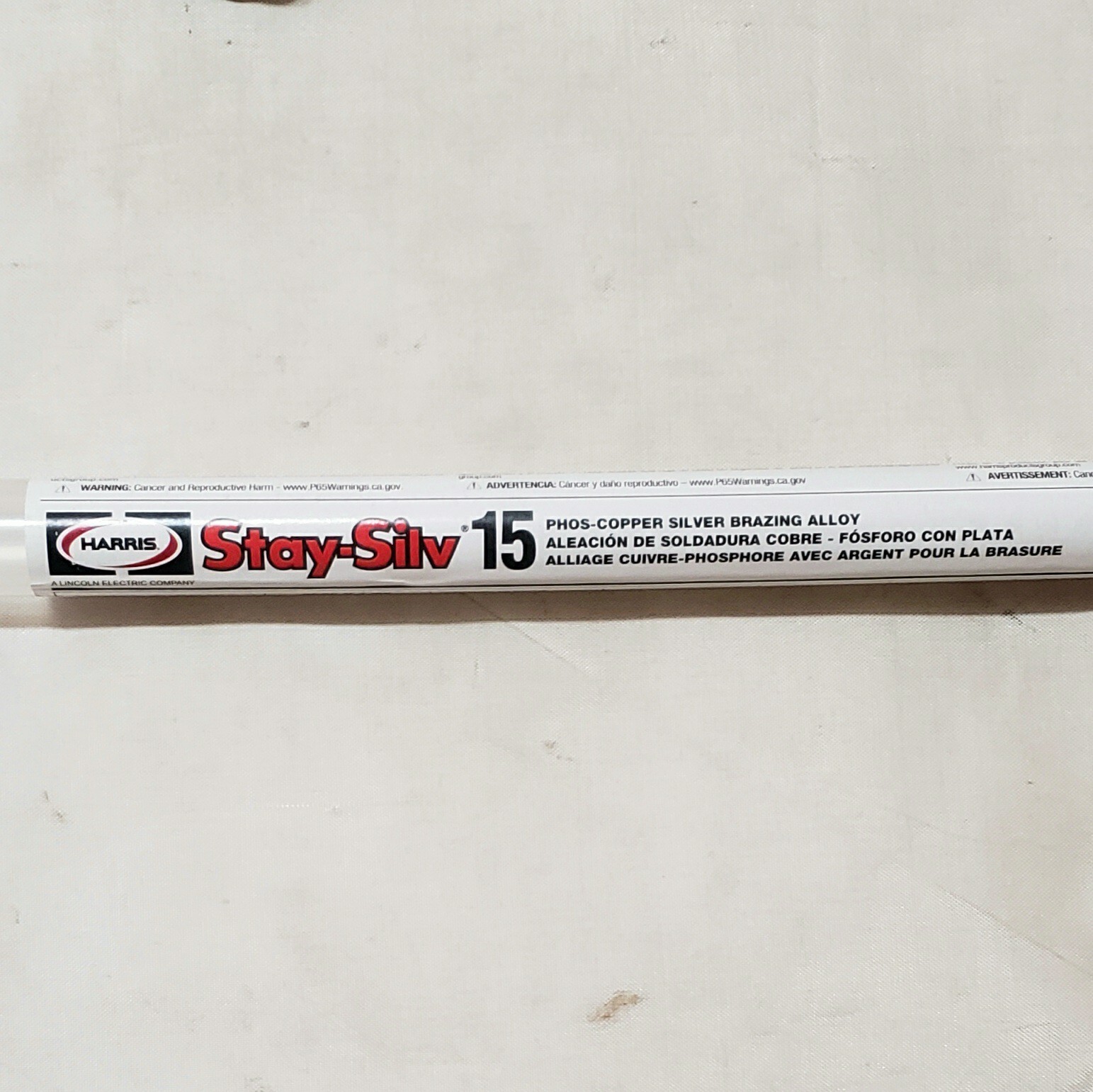 Harris Stay Silv 15 15% Silver Brazing Alloy Rods HVAC Grade Qty. 3 Rods