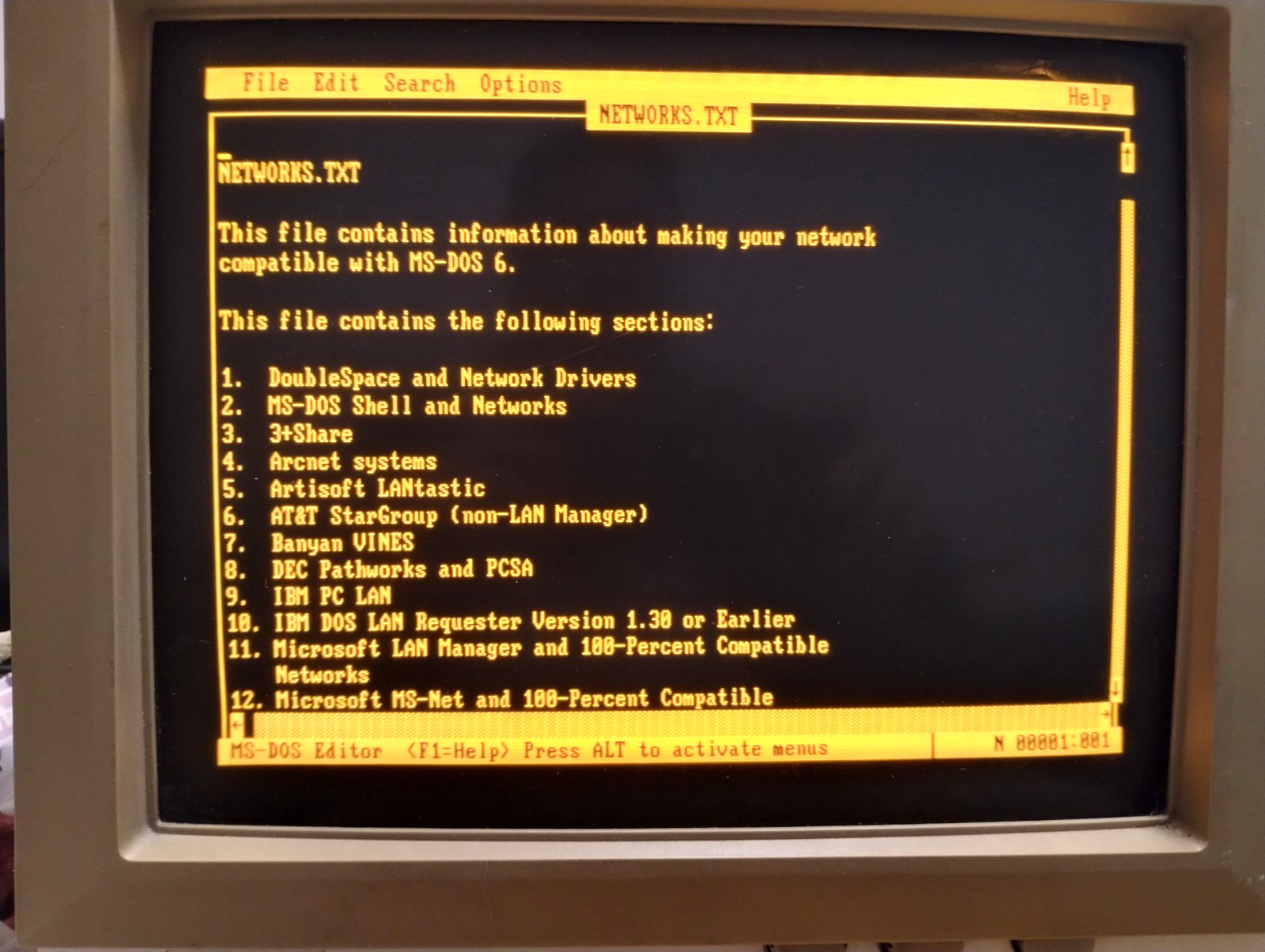 VINTAGE Monochrome Monitor with Swivel! WORKS! Bright! READ!