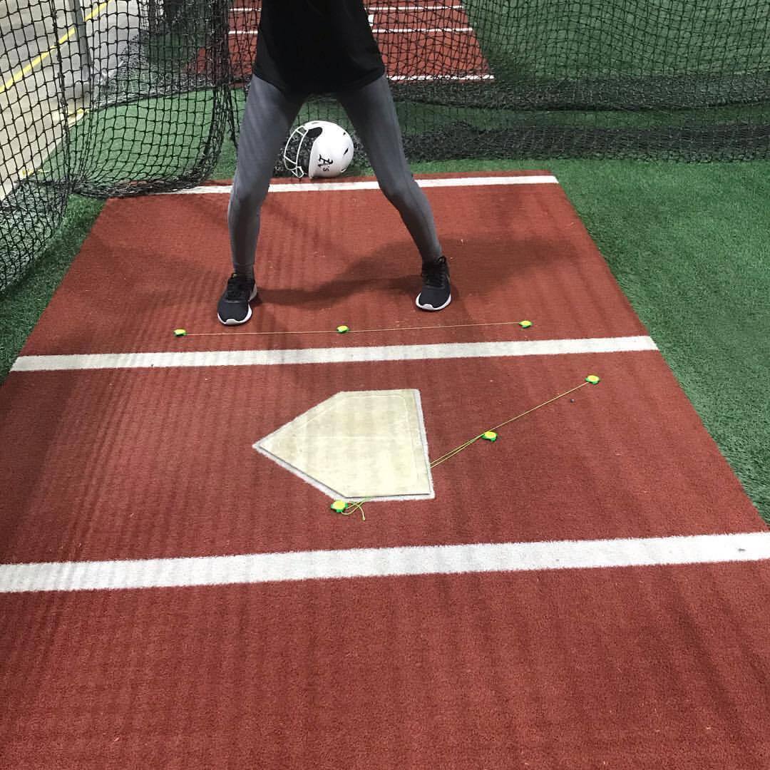 Batters Box Batting Cage Hitting Practice Mat Softball Baseball Clay 6'x12'