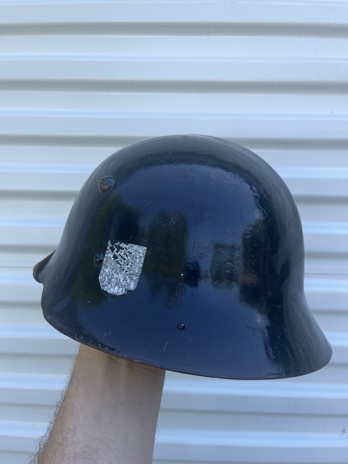 WWII WW 2 Bulgarian M36 Combat Helmet With Liner