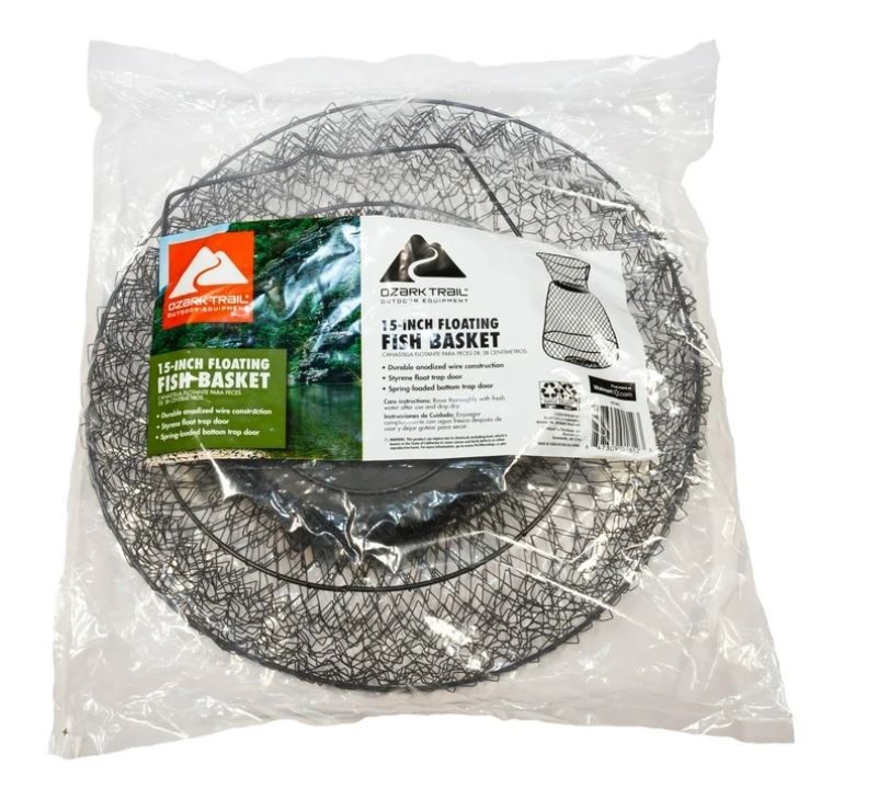 Ozark Trail Collapsible Floating Wire Fishing Basket