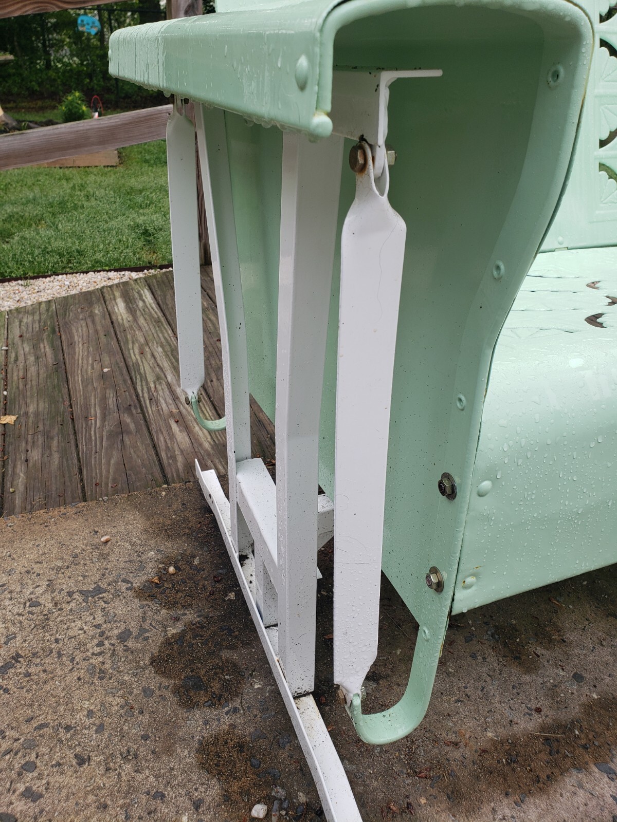 Vintage Bunting Glider Hanger Set Powder Coated