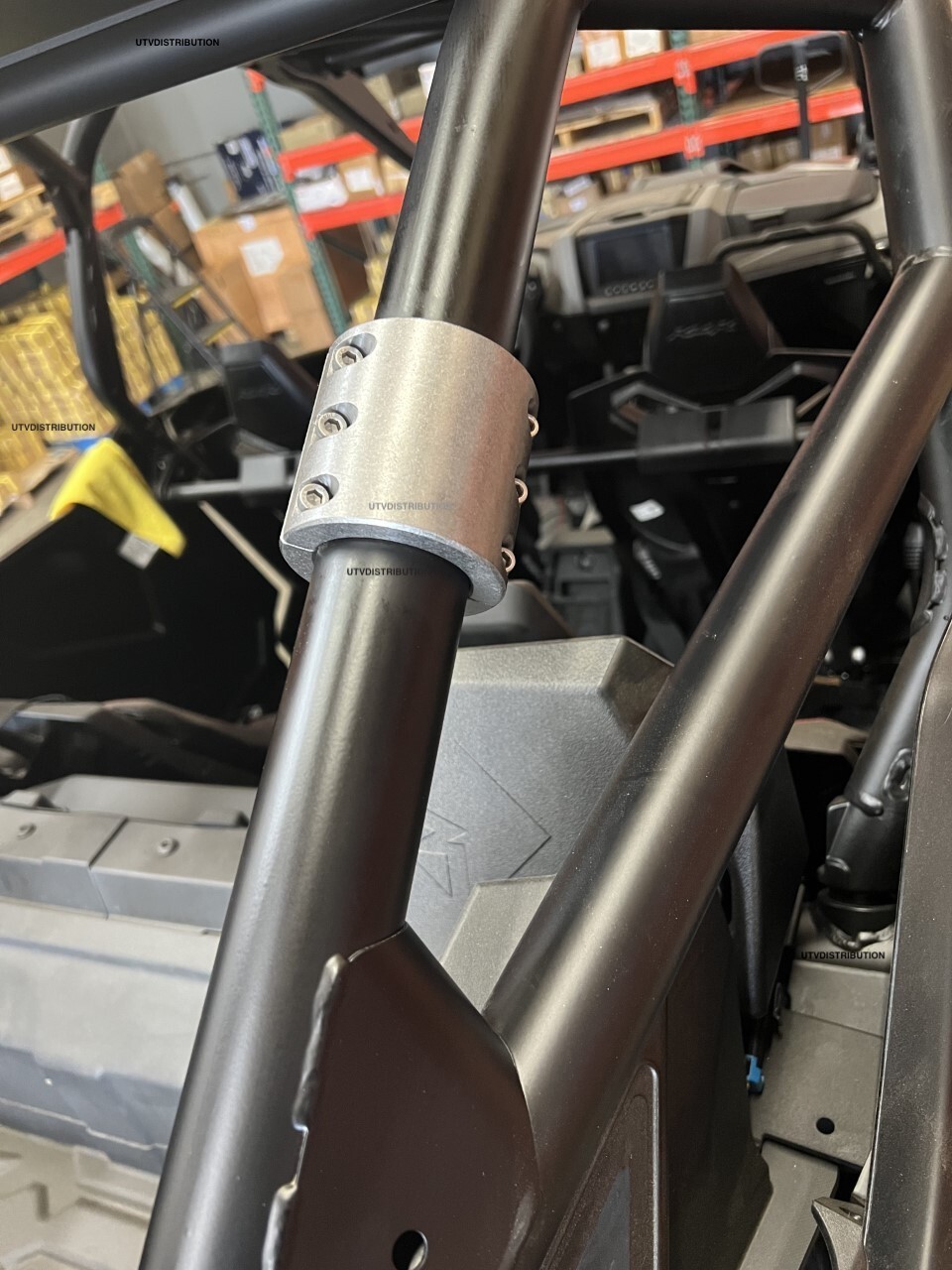 2 Steel bolt on tube clamps weld 1.625 1 5/8 universal roll cage mount cage